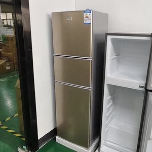 <span class=keywords><strong>Nevera</strong></span> de estilo moderno de tres puertas, 132L, <span class=keywords><strong>nevera</strong></span> <span class=keywords><strong>pequeña</strong></span> para el hogar - Product Image 2