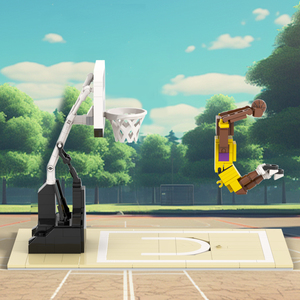 ชุดของเล่นกีฬาบาสเก็ตบอลกีฬารูปดาวสุดสร้างสรรค์แบบ DIY สามารถใช้งานร่วมกับแบร<span class=keywords><strong>น</strong></span>ด์ใหญ่ๆได้ - Product Image 2