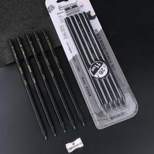 Giorgione Professionnel 6 crayons à dessin et à croquis durs 2B Noir Ensemble pour la peinture pour les étudiants - Product Image 4