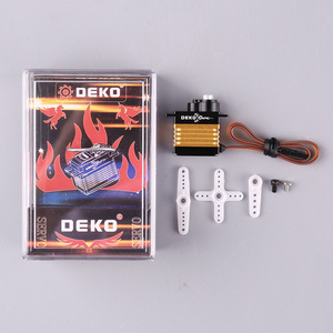 Deko High Voltage Servo D1102 Micro servo entièrement métallique à couple élevé pour hélicoptère RC 450 480 - Product Image 2