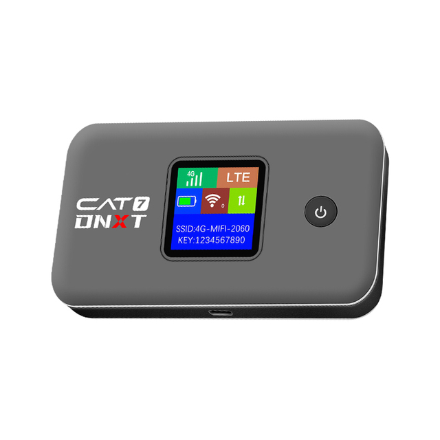 DNXT Portable 4G LTE Wifi Router with Sim Card Cat7 Pocket Wifi Double Frequency Network Device 3000mAH Battery Mifis Wireless