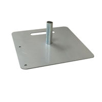 Support de toile de fond, accessoire, plaque de base carrée noire, pour système de tuyaux et de draperies pour mariage, fête, événement, stand