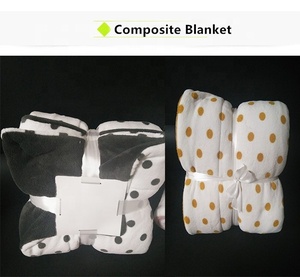 Soft And Warm 100% Polyester Plain Vegan Custom Woven Blanket - Product Image 5