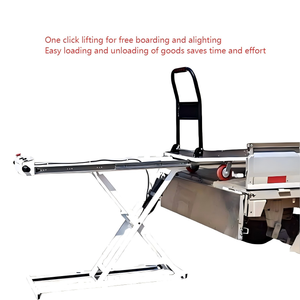 Di động hướng dẫn sử dụng thủy lực Scissor Lift bảng Xe đẩy cao nền tảng xe cơ chế <span class=keywords><strong>Pallet</strong></span> xe đẩy - Product Image 4