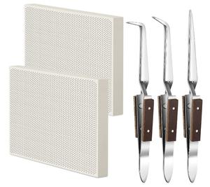 Pince à <span class=keywords><strong>souder</strong></span> rotative à 360 °-Outil de troisième main réglable pour bijoux/soudage avec mâchoires interchangeables - Product Image 1