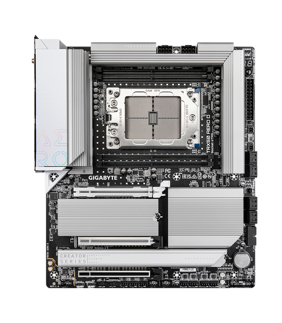 New TRX50 AERO D E-ATX HEDT Motherboard AMD STR5 Threadripper PRO 7000/9000 WX 16+8+4 VRM 4xDDR5 Quad Channel PCIe5.0 X16