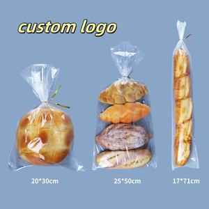 Precio de fábrica personalizado LDPE CPP PP Wicket bolsa de embalaje de pan para pan cocina paquete de alimentos bolsas de plástico al por mayor plástico colgante - Product Image 2