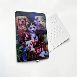 دعائية للقطط عدسي بطاقات بريدية 3D عدسي بطاقات بريدية pf حيوانات مخصصة للكتب