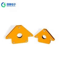 Support de soudage magnétique DINGQI 45/90 degrés 3''/4'' avec pointe en fer et matériau PP pour positionnement d'angle par pulvérisation électrostatique