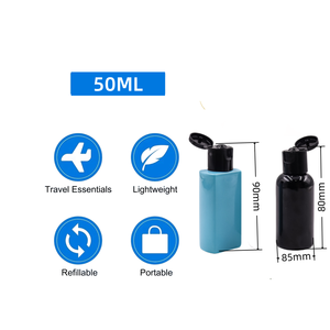 HDPE Botella de plástico <span class=keywords><strong>Spray</strong></span> 50ml Suministro Tamaño de viaje Body Wash Soft Squeeze Bottle 50MLll para aceites esenciales - Product Image 4