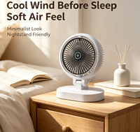Ventilateur de bureau portable blanc, petit ventilateur de table silencieux avec inclinaison réglable, grille amovible et base stable pour la maison, le bureau et la chambre