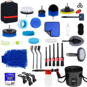 Car Wash Tool Kit 42-Piece With Foam <b>Spray</b> Bottle Brush Towel Interior Exterior Cleaning <b>Set</b> - Product Image 3