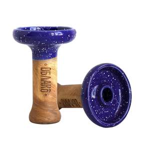 Venta al por mayor <span class=keywords><strong>Oblako</strong></span> moderno aluminio hecho a mano respetuoso con el medio ambiente Hookah tazón de cerámica con acabado lacado para fumar Hookah - Product Image 5