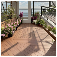 Apolloxy Bois Plastique Composites Durable Étanche Pvc Plancher Extérieur Decking Plancher Extérieur Pvc Plancher
