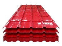 Tôle d'acier galvanisé prélaqué ondulé de marque Juye, anti-corrosion, grade SGCC/DX51D/G550, pleine dureté, épaisseur 0,21-0,22 mm, conforme ASTM