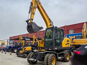 Excavatrice hydraulique sur roues XE105WG de 10,5 tonnes avec godet de 0,4 m³, 85 kW, haute vitesse, pour travaux municipaux - Product Image 6