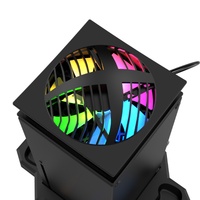 Support de ventilateur de refroidissement hyt pour console Series, matériau ABS, design antidérapant, compatible sans fil avec One S One X, noir