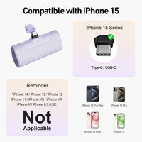Meilleure vente 4500mAh PD 20W chargeur portable à charge rapide mini banque d'alimentation de poche avec prise arrière pour téléphone intelligent universel