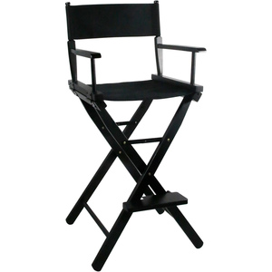 Heavy Duty Vip Custom Logo Luxury Outdoor Folding Foldable White Wood Tall <b>Director</b> Makeup <b>Chair</b> for Adults - Product Image 1