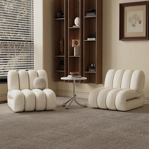 Sillón Puff Individual Estilo Vintage con Relleno de Espuma Extra Suave para Sala de Estar o Dormitorio - Product Image 4