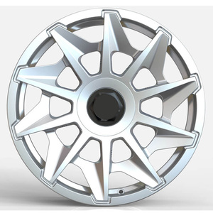 جوفا عجلات الفضة مزورة حافة الفضة <span class=keywords><strong>16</strong></span> 17 بوصة لفوكسهول - Product Image 2