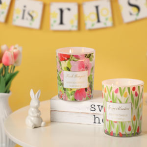 Customized Wedding <b>Favors</b> Woodwick Sandalwood Scented Candles Gift Set - Product Image 6