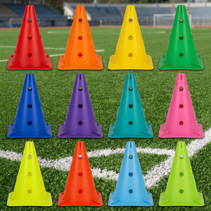 Conos de Agilidad Ecológicos de PE de 30 cm, Resistentes a Impactos y a la Luz Solar, Multicolores, con Logotipo Personalizado, Marcadores de Entrenamiento para Fútbol - Product Image 2