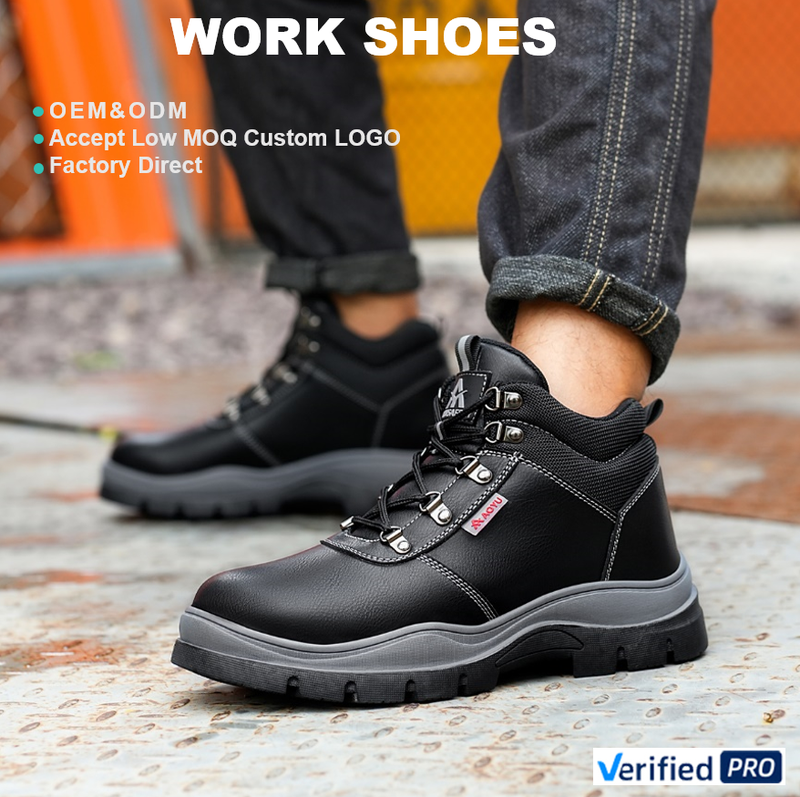 SBP SRC Leather Chukka Work Boots