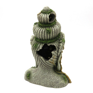 Nova Chegada Buda Fish Tank Decoração Artesanato Ornamento Estilo Chinês Aquário Acessórios Verde Arenito Buda - Product Image 6