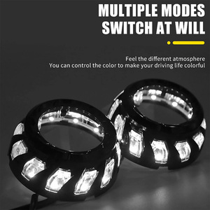 लिनेट्रिक्स आरजीबी गतिशील नेतृत्व वाली परी आंखें काले शरूद जेनन द्वारा हेडलाइट रेट्रोफिट सार्वभौमिक हेडलाइट असेंबली - Product Image 6