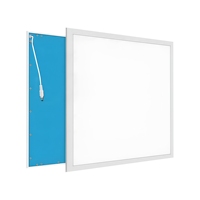 Panneau lumineux LED à CRI élevé 90, dimmable, à température de couleur variable, avec télécommande 2,4 GHz, format carré 2x2/2x4, couvercle en PC