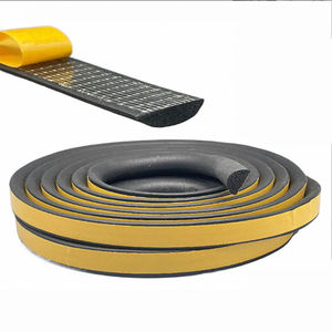 Guarnizione Adesiva per Armadietti, Striscia Piatta in Spugna EPDM, Guarnizione in Gomma Nera per Pannelli Elettrici e Porte - Product Image 6