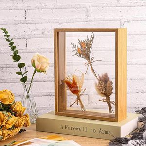 Wall Mount trang trí nội thất Acrylic hoa khung trường hợp hiển thị nhựa ảnh ngày của mẹ trung tâm đám cưới - Product Image 5