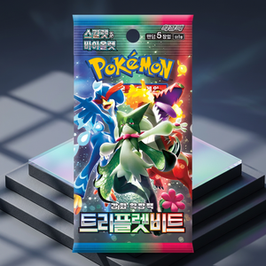 การ์ดสะสม Scarlet Violet Triplet Beat Booster Box ของแท้จากเกาหลี ซีลปิดสนิท การ์ดอนิเมะ TCG หายาก โฮโล แพ็คบูสเตอร์ ขายส่ง - Product Image 3
