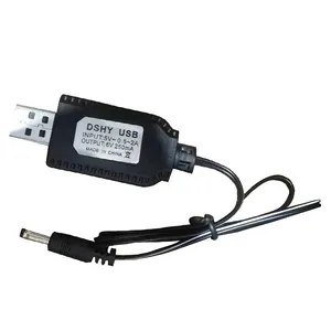 Línea de cargador USB portátil de 6V, carga rápida, Ni-MH, Ni-CD, enchufe de 3,5mm, batería directa de fábrica, Cable de carga de juguete