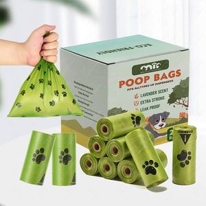 Sacs à déjections canines biodégradables, écologiques, étanches et portables, vente en gros d'usine OEM ODM, livraison rapide - Product Image 1