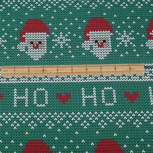 无最小起订量圣诞风格数码印花棉氨纶法国毛圈针织弹力棉织物服装
