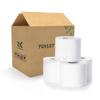 Kertas Tisu Toilet Cetak Khusus Henrich TAD dari Bubur Bambu dengan Emboss Kustom