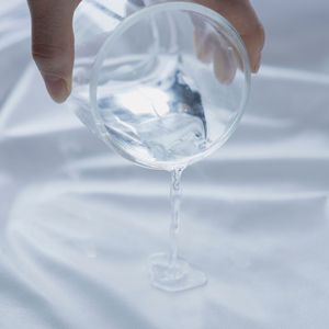 Microstamen Polyester Knitted TPU Fabric 210cm 120gsm Waterproof Breathable <b>For</b> Bedding Baby Products - Product Image 1