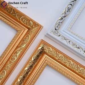 Chất Lượng Cao Châu Âu Cổ Điển Retro Phong Cách Vàng Cạnh Sơn Dầu Khung PS Polystyrene Hình Ảnh Khung Đúc Khách Sạn Tường Nghệ Thuật - Product Image 2