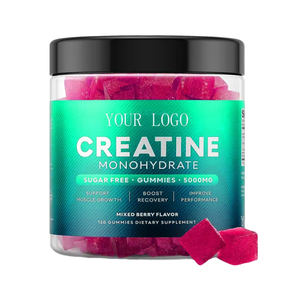 निजी लेबल प्री-वर्कआउट क्रिएटिन मोनोहाइड्रेट मांसपेशियों की वृद्धि की गोलियों के साथ ऊर्जा कैंडी गुम्मीज - Product Image 4