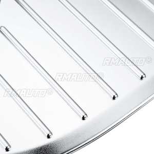 ฝาครอบถังน้ำมันเชื้อเพลิงโครเมียม ABS สำหรับตกแต่งรถยนต์ ป้องกันฝาถังน้ำมันเชื้อเพลิง สำหรับฮุนได พาลิเซด ปี 2019-2020 อุปกรณ์ตกแต่งรถยนต์ - Product Image 5