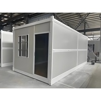 Vente en gros de maisons préfabriquées sur mesure de 40 pieds, maisons mobiles et pliables, bâtiment préfabriqué, maison en conteneur pliante bon marché de 40 pieds