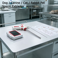 Extracteur de sperme portable pour animaux de compagnie (chien, chat, lapin) pour l'insémination artificielle des bovins et des chevaux, diamètre du câble de 12 mm