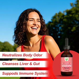 4-in-1 Detox Support Liquid Chlorophyll from Mulberry Leaf with Peppermint Digestive Detox Energy Boost Internal Cleanse Drops - Product Image 4