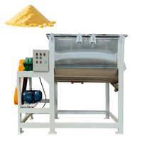 Mélangeur à bande automatique horizontal à double axe de une tonne, à double ruban, en acier inoxydable, moteur 220V pour le traitement des produits chimiques