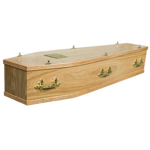 Caoxian Funeral Coffin Factory Venta al por mayor Gran Bretaña MDF HDF Aglomerado Ataúd Australia Ataúd de cremación y ataúdes Enchapados para entierro - Product Image 3