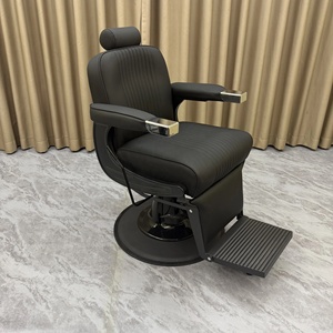Fauteuil de Barbier Inclinable et Réglable avec Pompe Hydraulique Robuste, Revêtement en Cuir PU Durable et Éponge Haute Densité pour Salon de Beauté et Barbier - Product Image 2