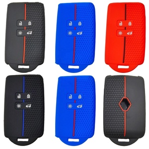 Étui de clé de voiture en gros, disponible en plusieurs couleurs, personnalisation possible pour <span class=keywords><strong>Renault</strong></span>, housse de clé en silicone - Product Image 3