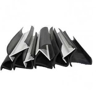 אוניברסלי שחור epdm קצף משאית דלת חותם רצועה מזג אוויר עמיד לרכב גומי פס pvc/epdm חומר h/t/j/u/f - Product Image 2